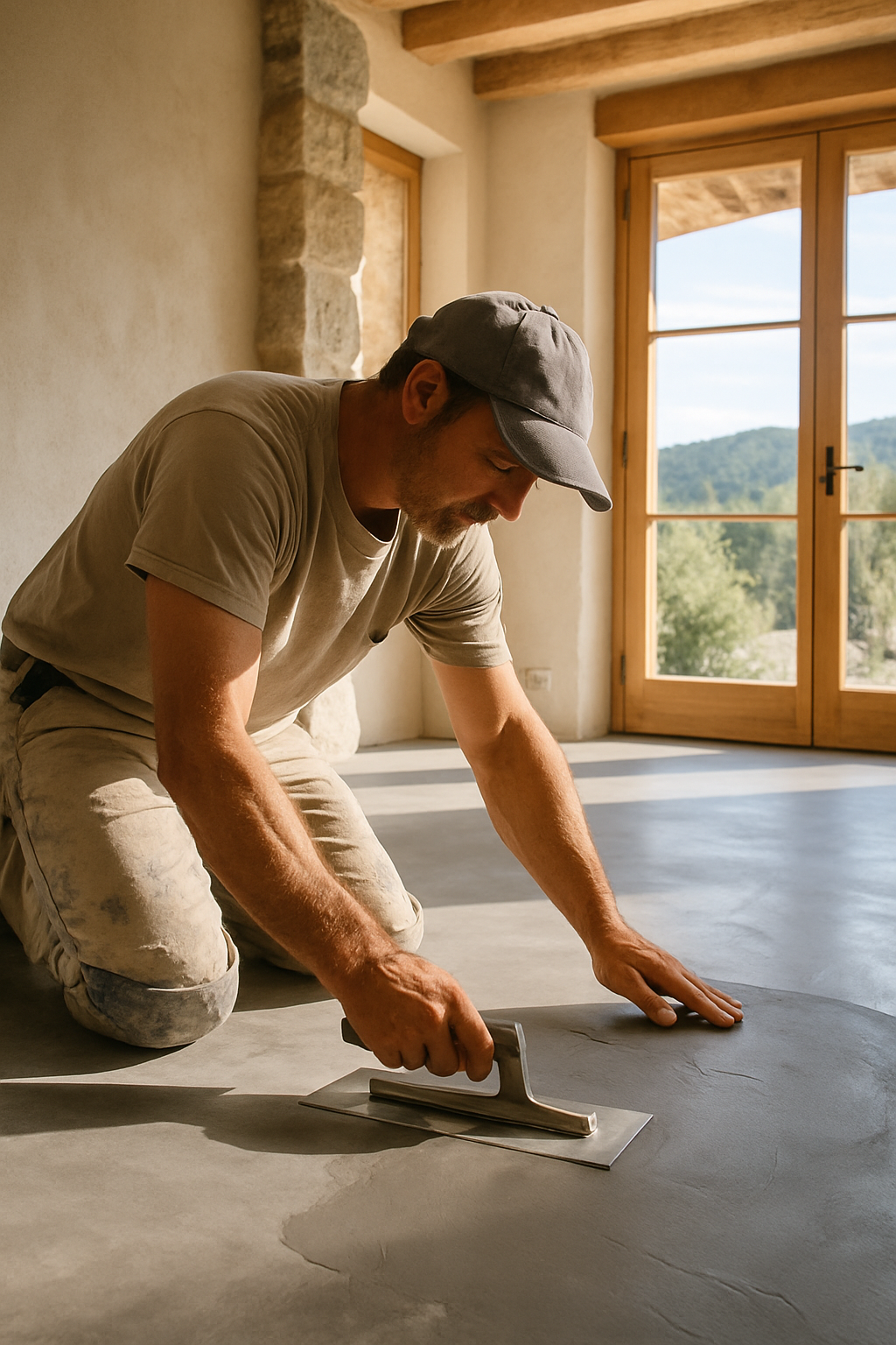 découvrez comment choisir la bonne épaisseur de béton ciré adaptée à chaque surface pour un rendu durable et esthétique.