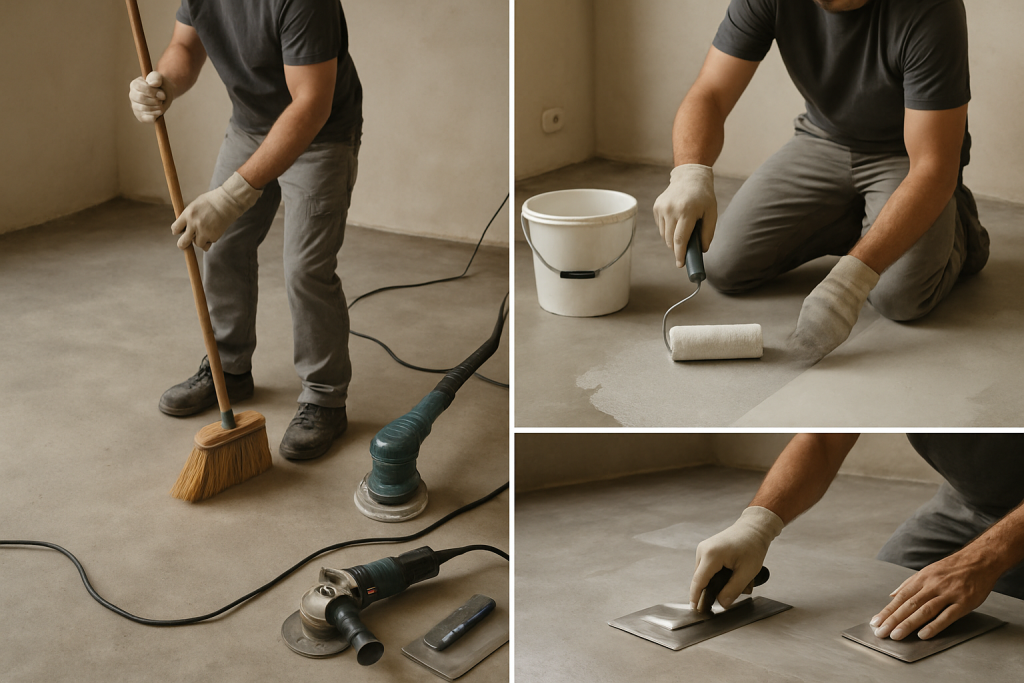 découvrez les étapes clés pour préparer efficacement un support avant l'application du béton ciré, assurant une finition durable et esthétique.