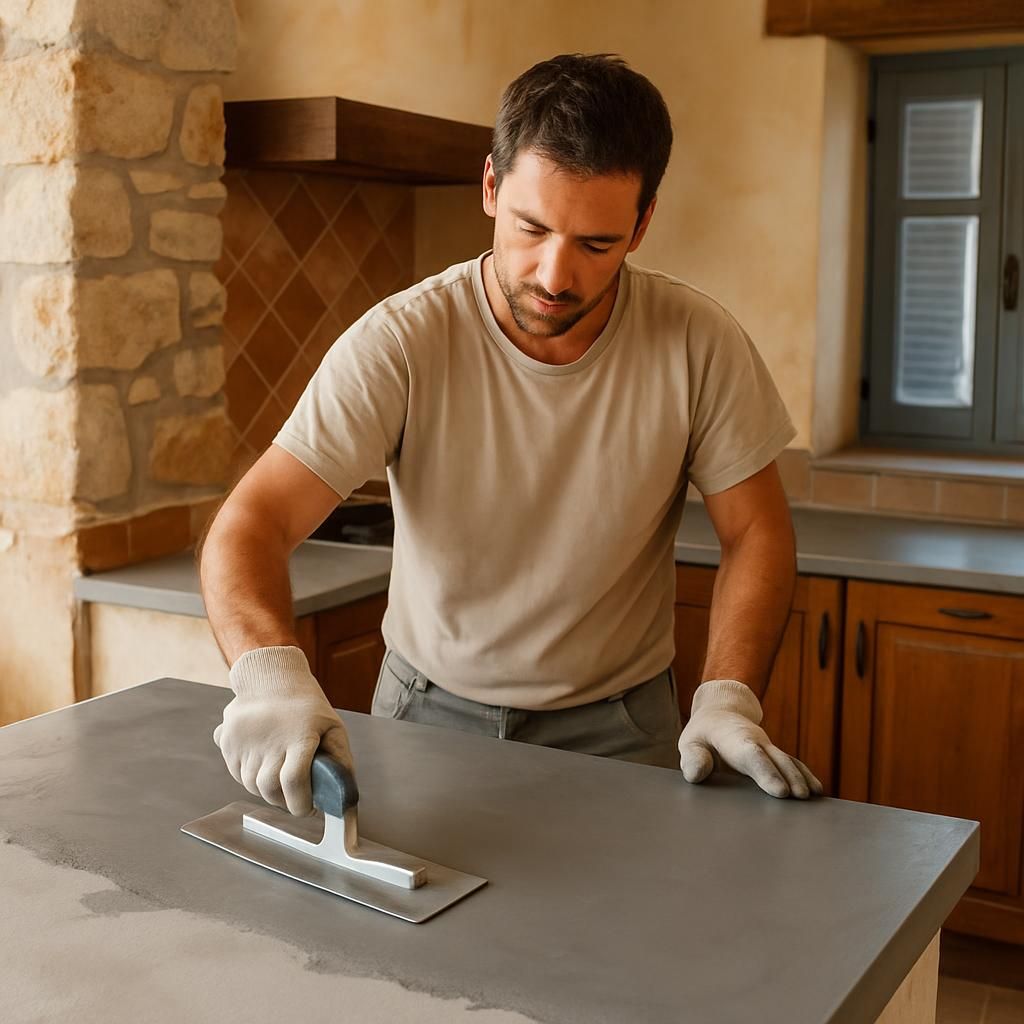 découvrez des conseils pratiques pour prévenir les rayures sur votre plan de travail en béton ciré et conserver son aspect neuf plus longtemps.