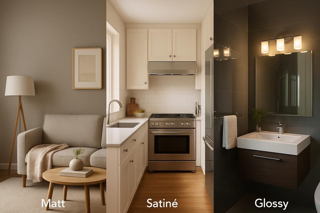 découvrez comment choisir la finition idéale (mate, satinée, brillante) en fonction de l’usage de chaque pièce pour allier esthétique et fonctionnalité.
