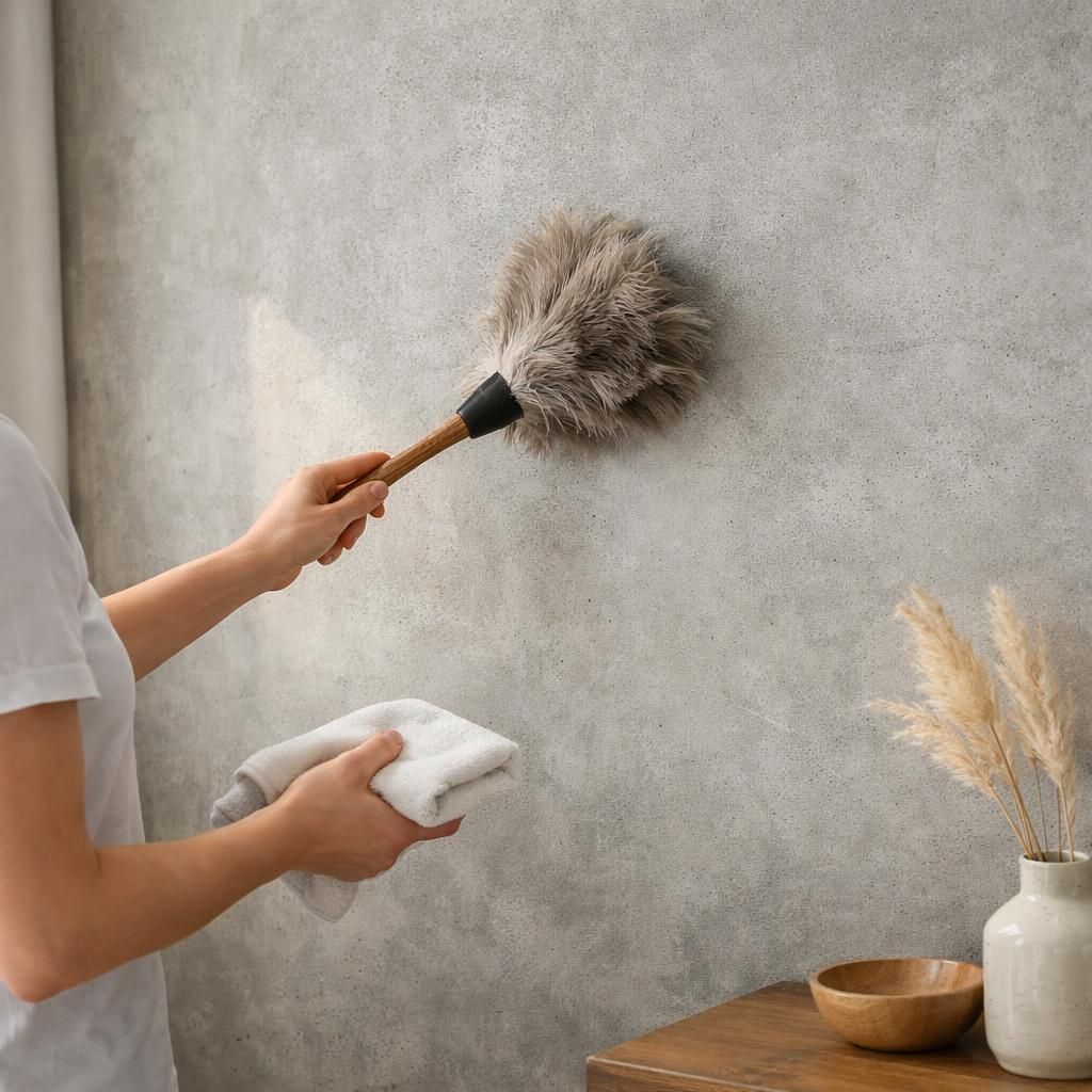 apprenez à dépoussiérer un mur en béton ciré efficacement sans l'abîmer, grâce à nos astuces simples et méthodes douces pour préserver sa beauté.