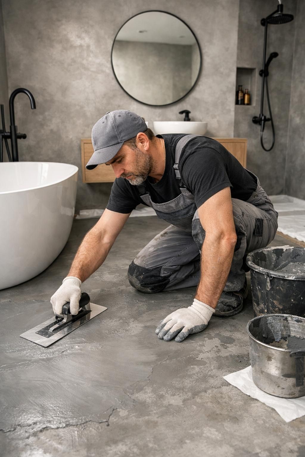 découvrez comment personnaliser votre salle de bain grâce aux motifs uniques en béton ciré, alliant modernité et élégance pour un espace à votre image.