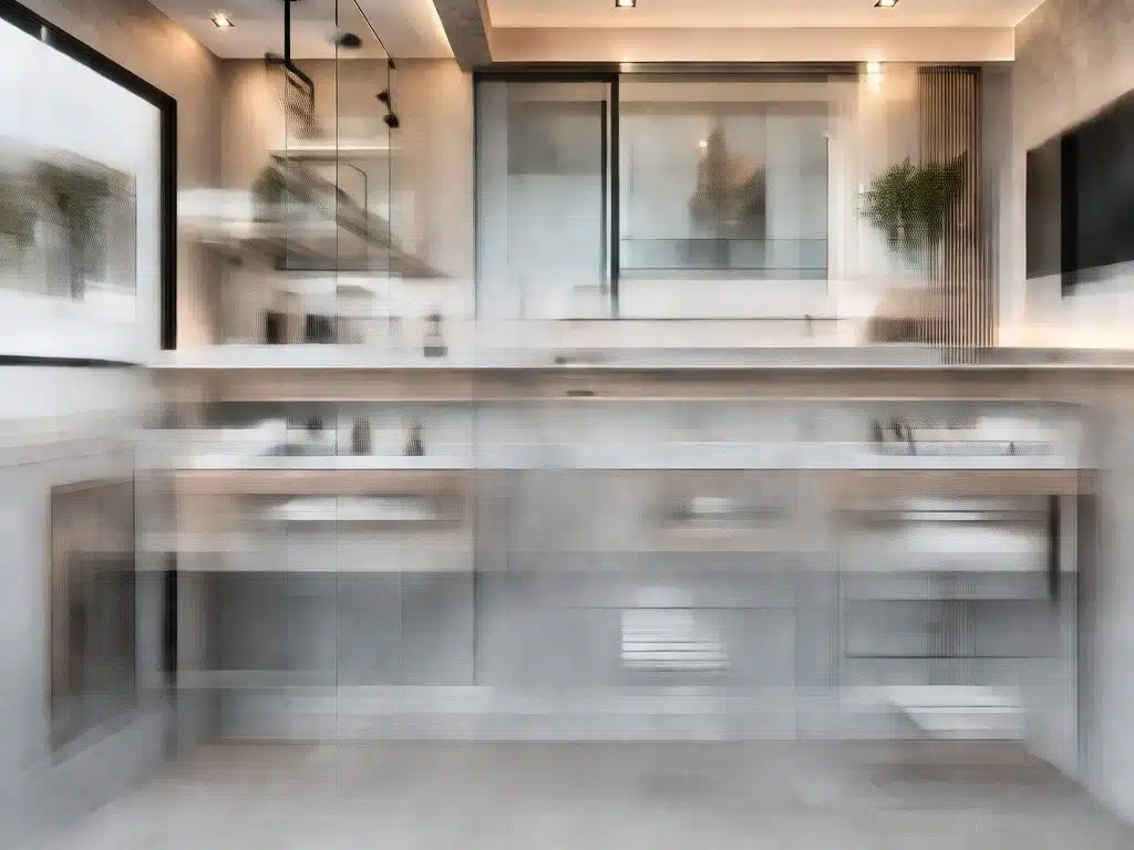 Douche italienne en béton ciré dans une salle de bain à Salon-de-Provence — BTONBYSANDRA