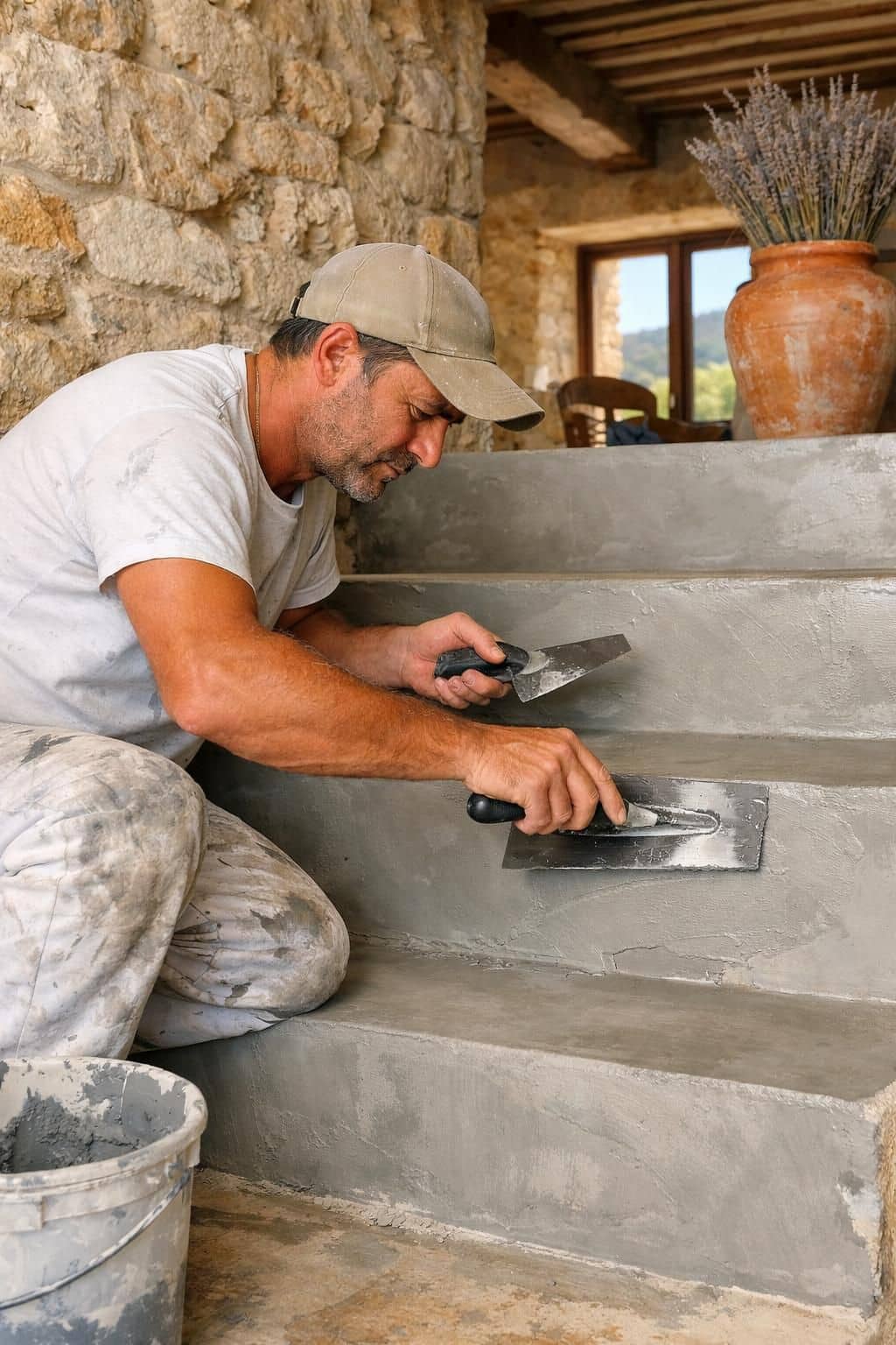 découvrez comment choisir les outils adaptés, comme la taloche et la spatule, pour appliquer parfaitement le béton ciré et obtenir une finition professionnelle.