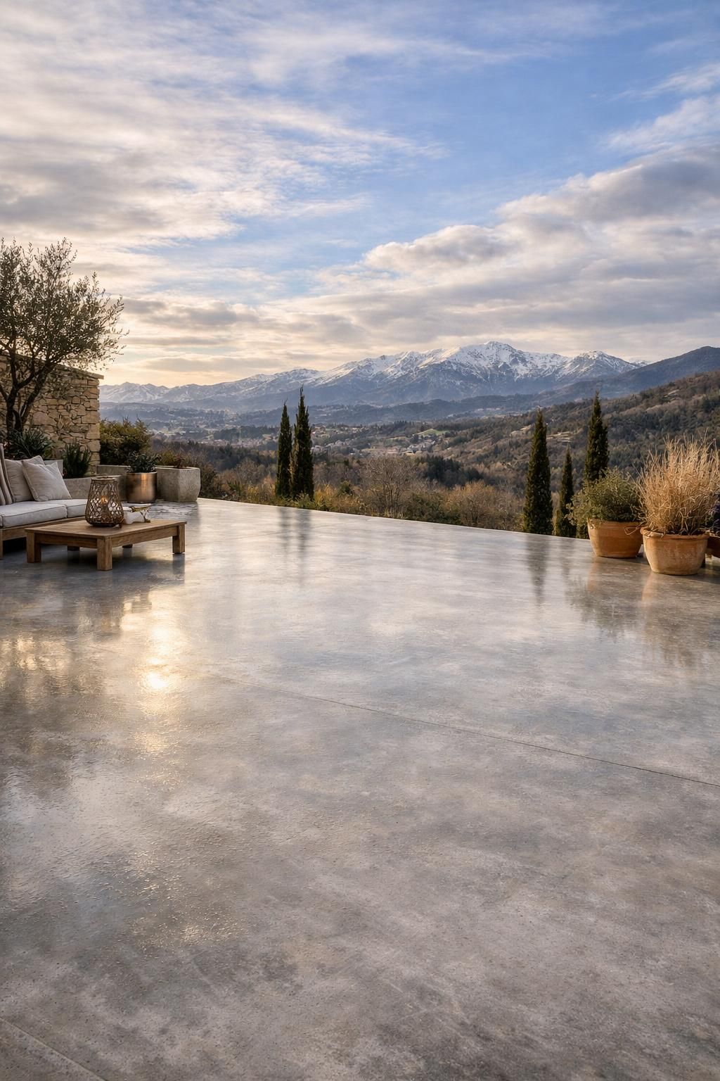 découvrez comment entretenir efficacement votre béton ciré extérieur afin de le protéger et de le préparer avant l'arrivée de l'hiver.