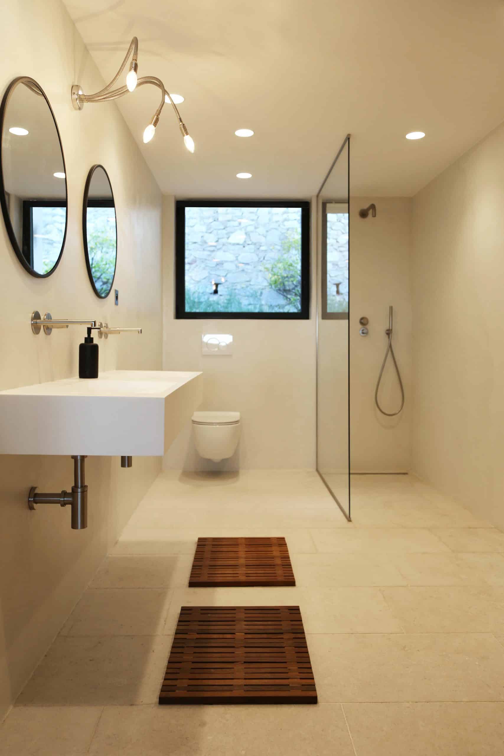 Salle de bain complète en béton ciré Marius Aurenti