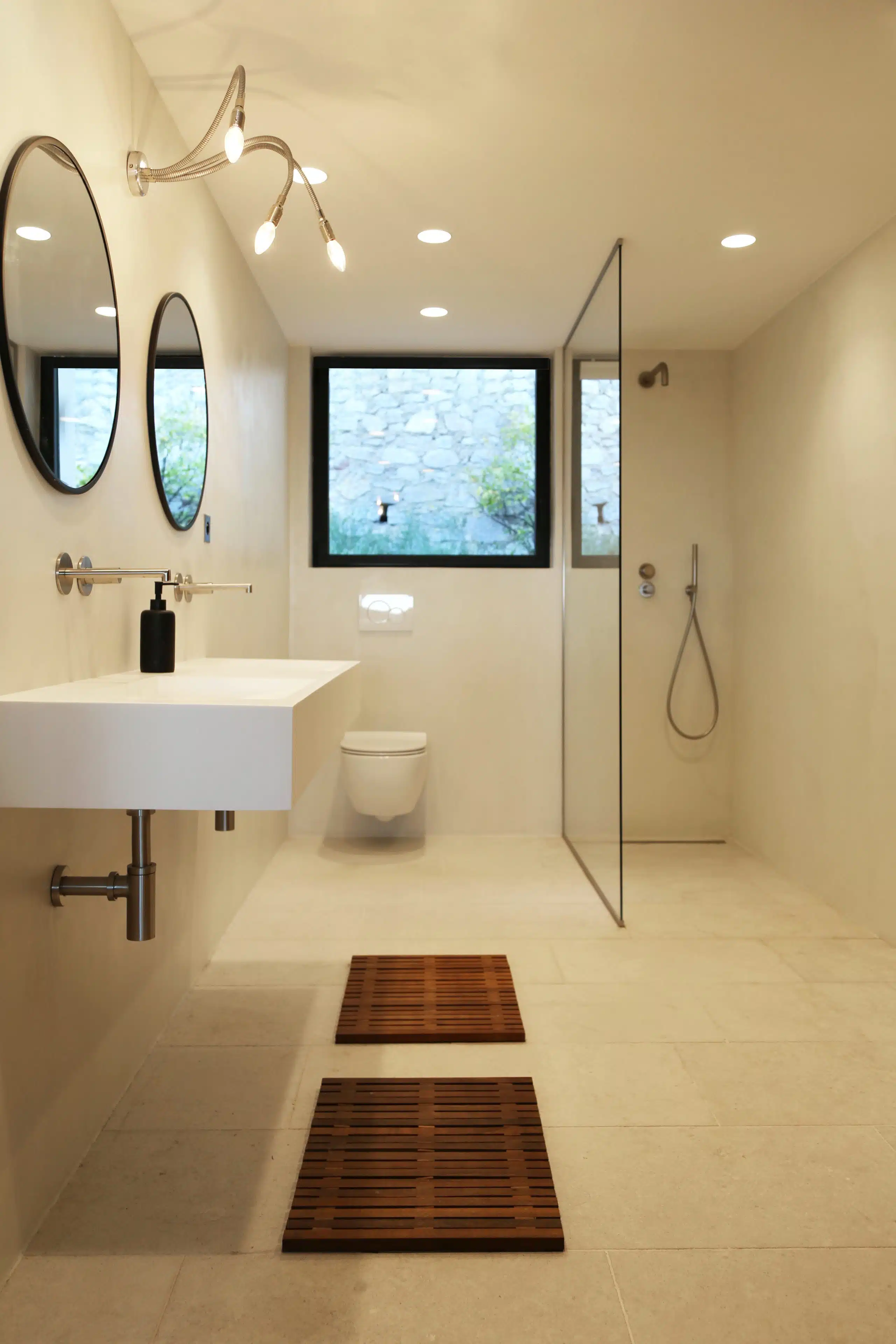 Salle de bain complète en béton ciré Marius Aurenti